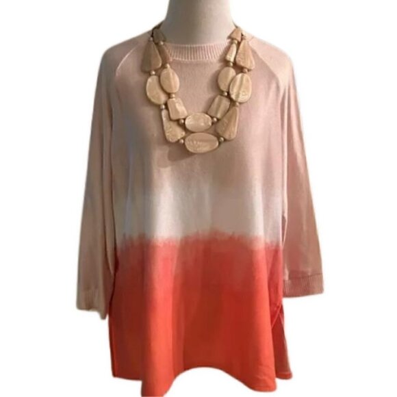 Secret Treasures Top 3/4 Sleeves 3 Tones Women's M - Picture 2 of 7